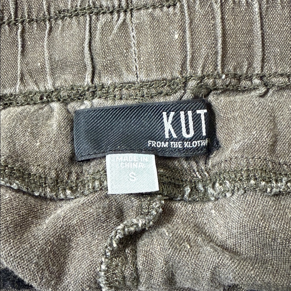Kut From The Cloth Linen Blend Drawstring Pants - Picture 2 of 8
